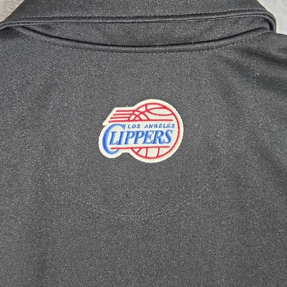 NIke LA CLIPPERS Shirt Y2K Snap Button Warmup NBA Player Issue - Picture 8 of 13